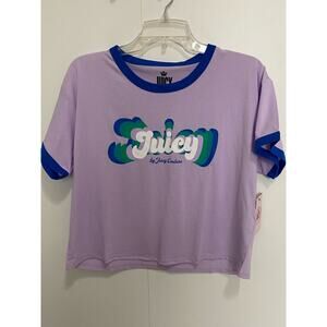 🎉 3 FOR $15 BDAY SALE Juicy By Juicy Couture Crew Neck Short Sleeve Shirt L